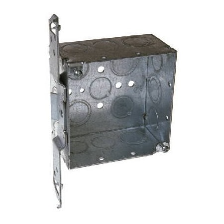 Raco Electrical Box, 30.3 cu in, Square Box Type, Steel, Square Shape 8235